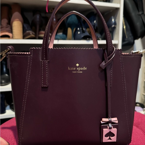 Kate Spade small Loryn ivy drive aubrg/rose - Picture 6 of 8